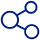 An illustration of three circles connected with lines. 