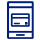 An illustration of a cell phone with a credit card on the screen.